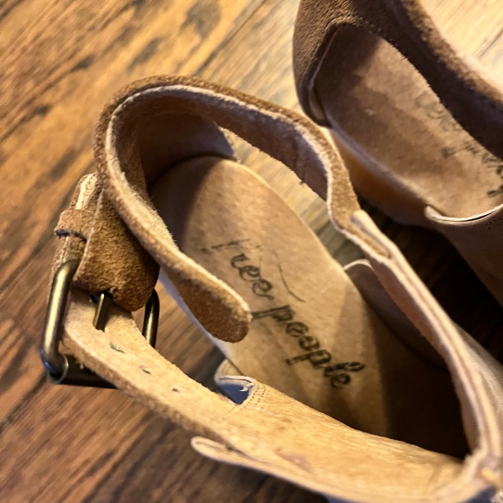 Free People Tan Leather Mules - Picture 8 of 14